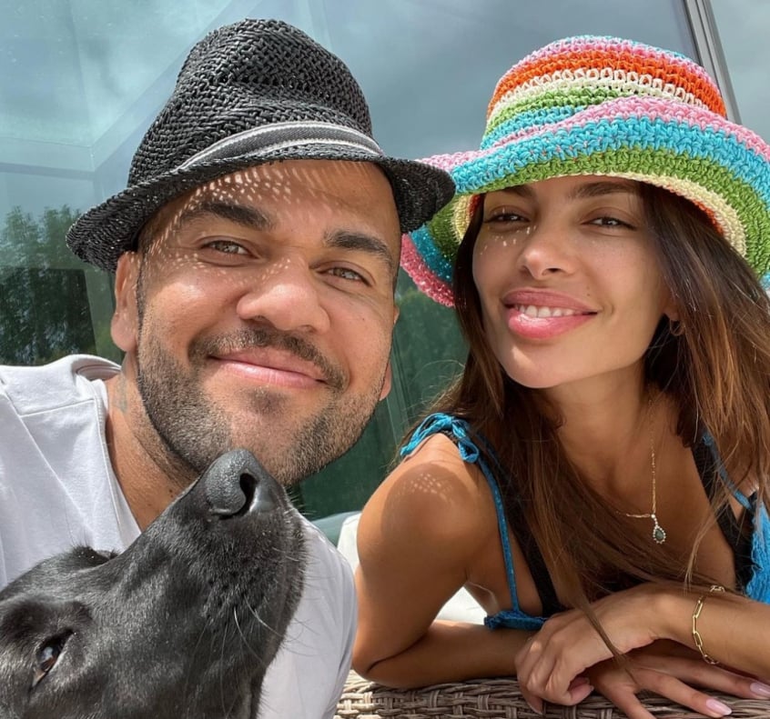 Daniel Alves e Joana Sanz