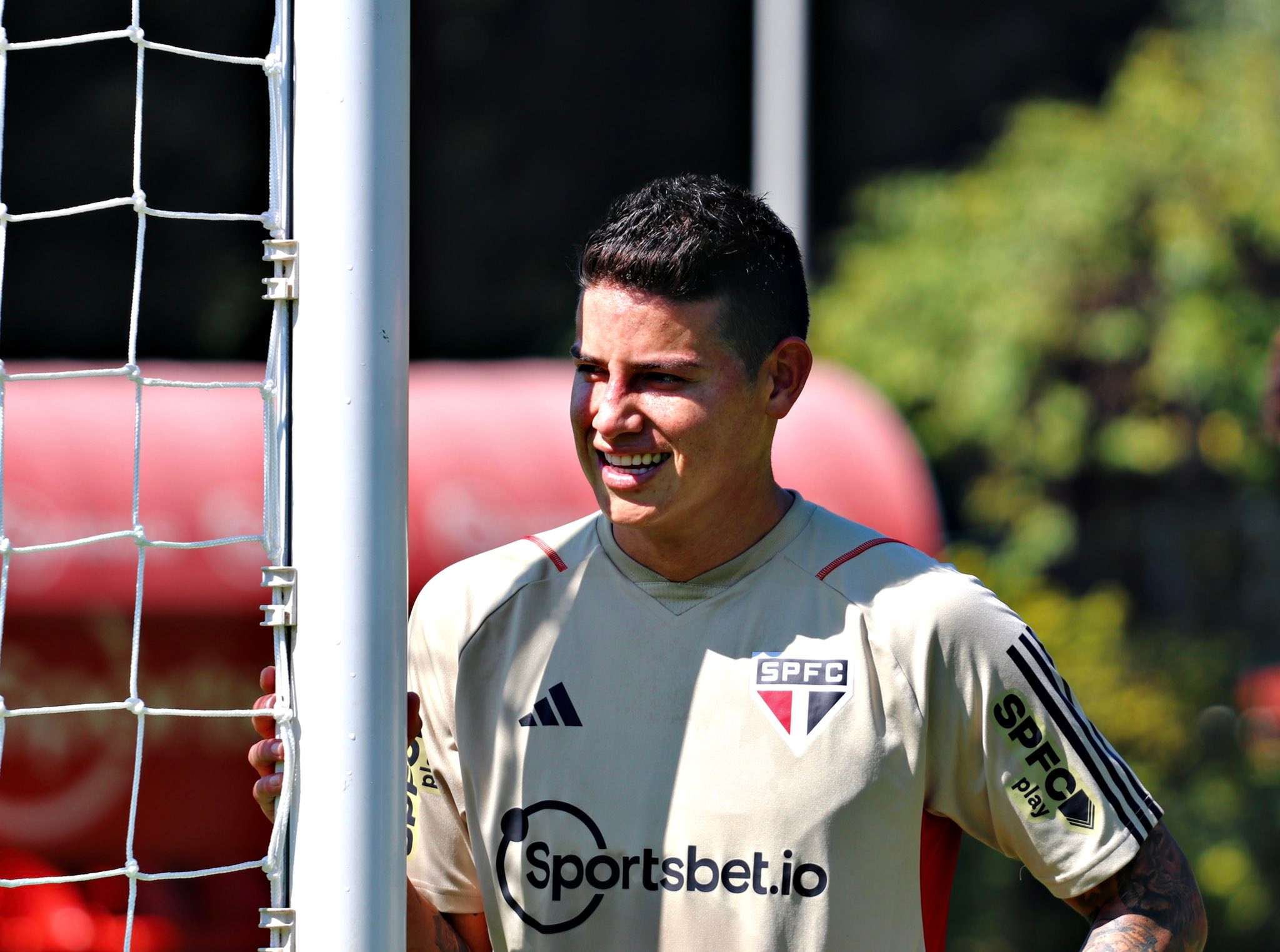 James Rodriguez Sao Paulo treino 1