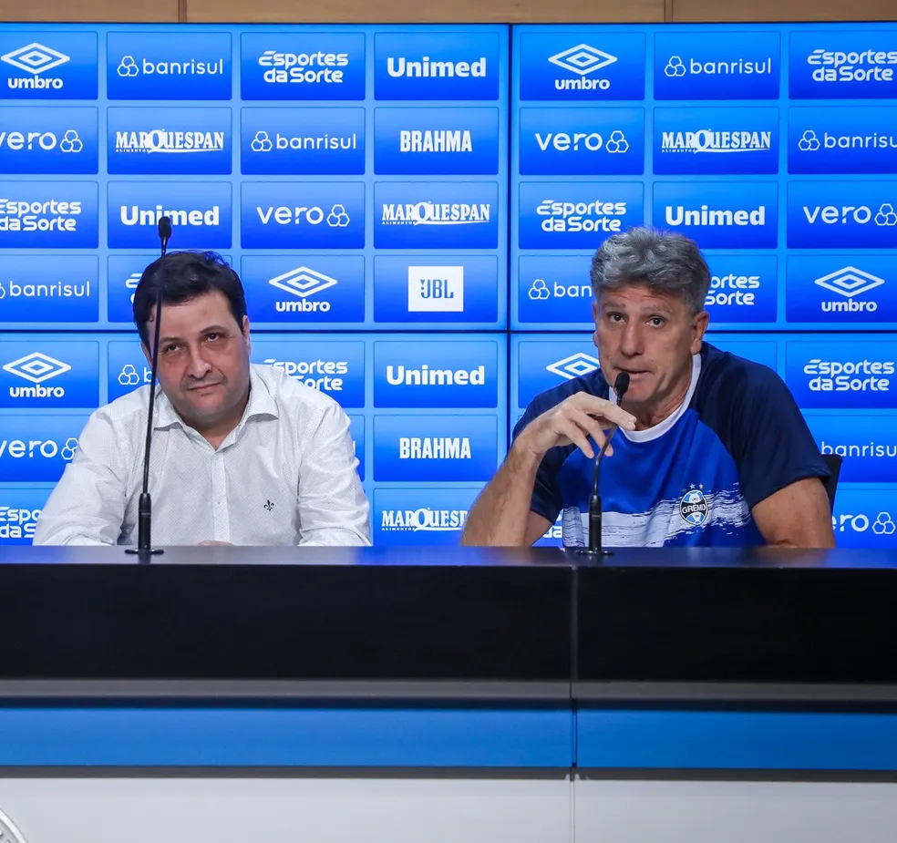 Renato e presidente Gremio