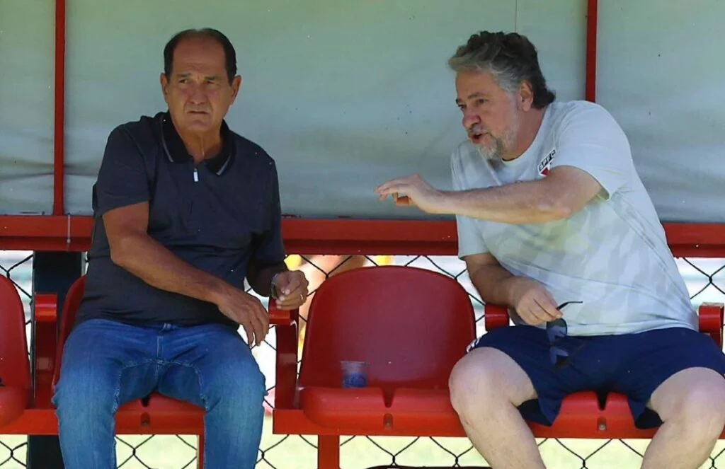 Muricy Ramalho e Julio Casares