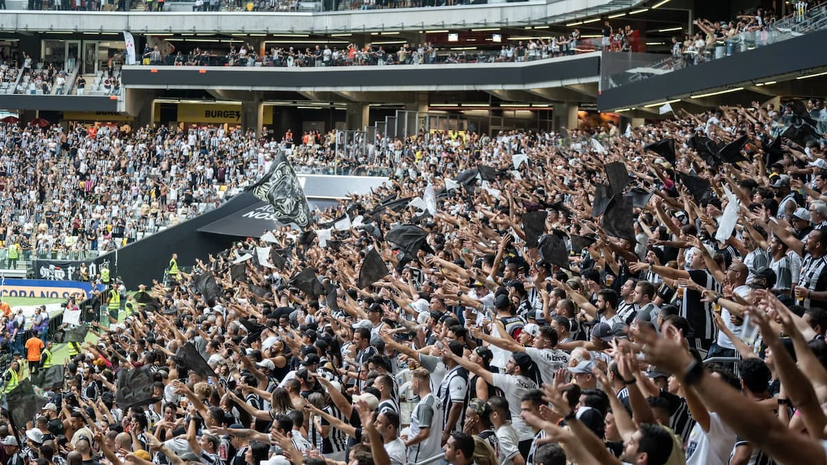 Torcida do Atlético-MG na Arena MRV