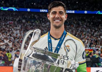 Courtois desembarcou em São Paulo para apresentação