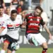 São Paulo supera Flamengo no Brasileirão e torcida comemora